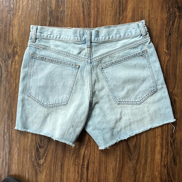 Madewell Mid-Length Relaxed Denim Shorts - Picture 2 of 2